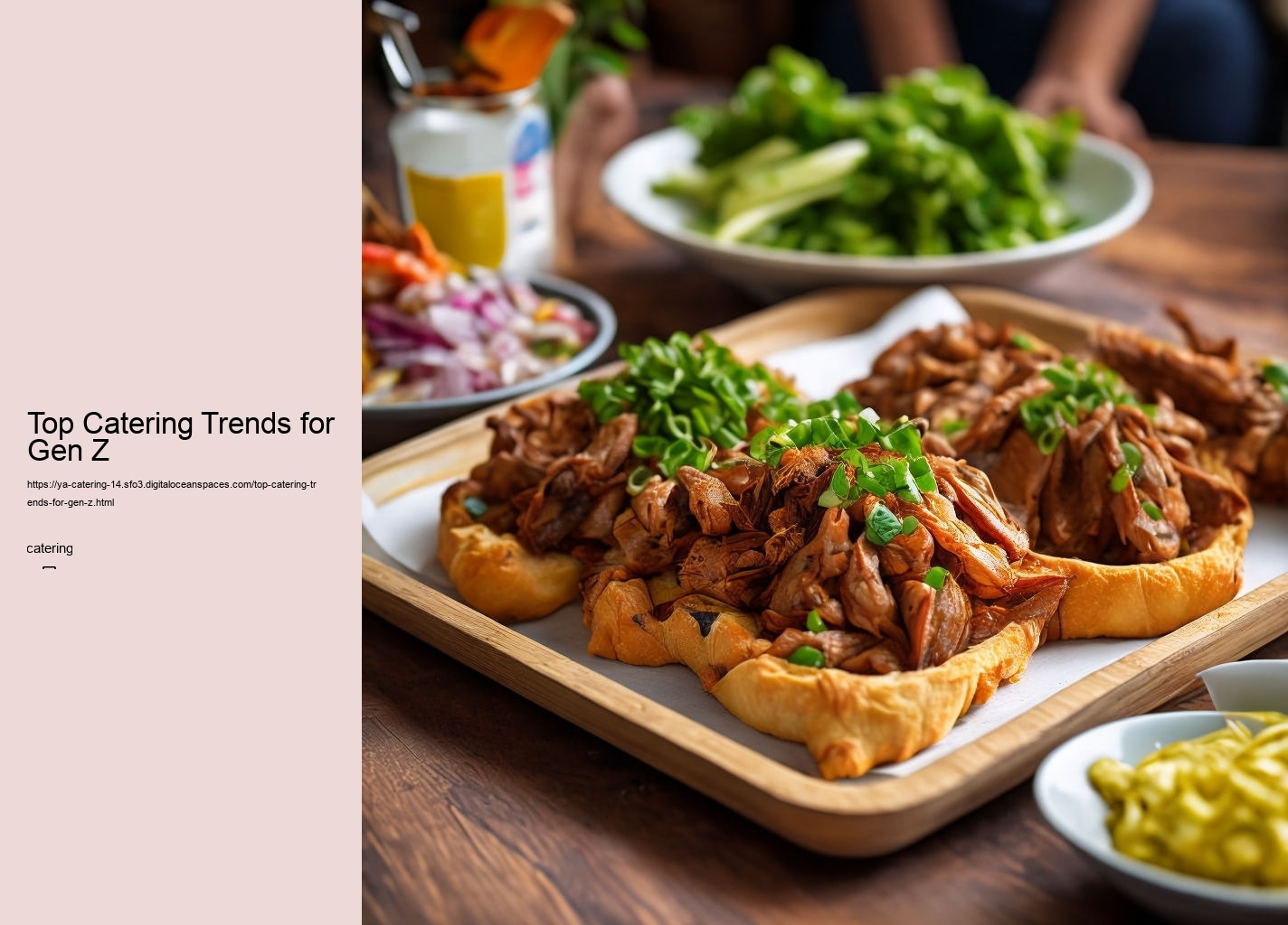 Top Catering Trends for Gen Z